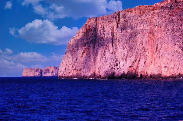 Крит Крета Греция Красивый Ландшафт Скалистой Горной Местности Острове Балос — стоковое фото