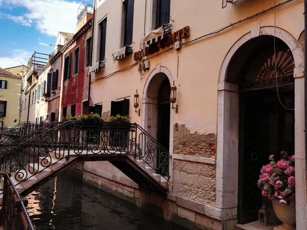 Veneza Itália Setembro 2018 Tiro Típico Uma Arquitetura Insular Exibindo — Fotografia de Stock