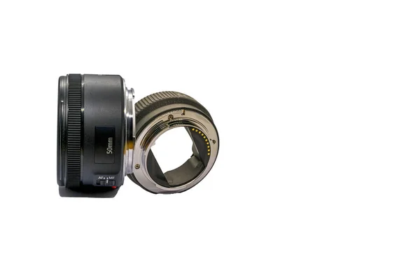 Modern Dslr Kamera Için Mc11 Montaj Dönüştürücüsü Lens Adaptörü Olan — Stok fotoğraf