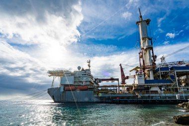 Beach views around the Caribbean island of Curacao 