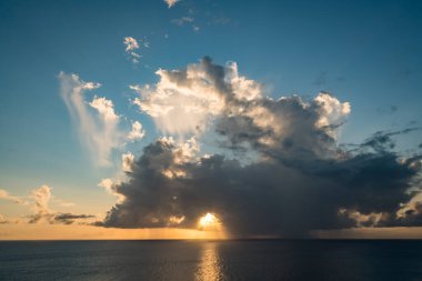 Karayip adası Curacao 'nun manzarası