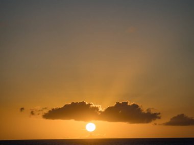 Karayip adası Curacao 'nun manzarası