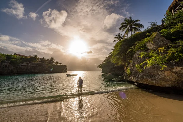 Beach Views Caribbean Island Curacao — Fotografia de Stock