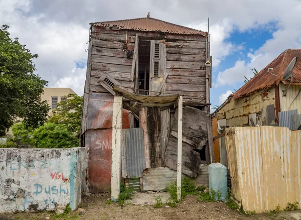 Старий Покинутий Будинок Селі — стокове фото