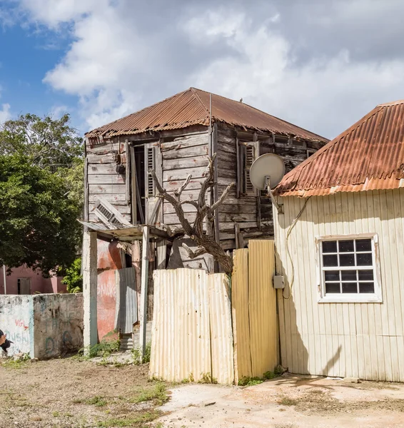 Старый Деревянный Дом Деревне — стоковое фото