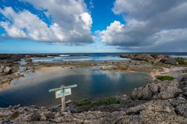 Karayip adası Curacao 'nun manzarası