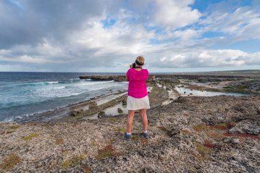 Karayip adası Curacao 'nun manzarası
