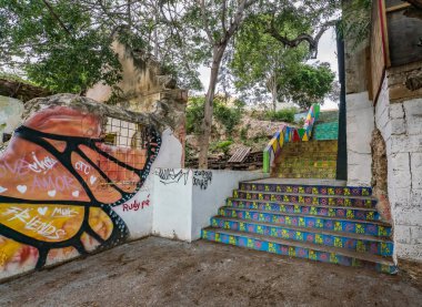 Karayip adası Curacao 'nun manzarası