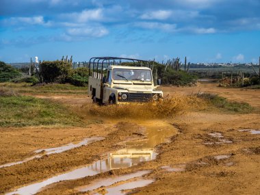 Karayip adası Curacao 'nun manzarası