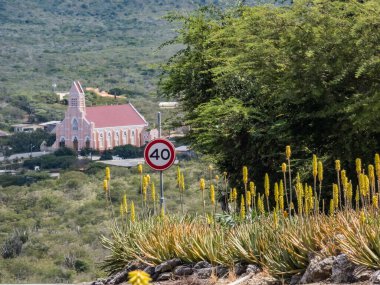 Güzel kilise binasının manzarası.