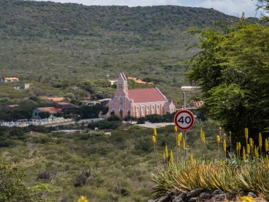 Yeni Zelanda eyaletinin adanın manzarası.