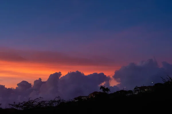 Hermoso Atardecer Sobre Mar — Foto de Stock