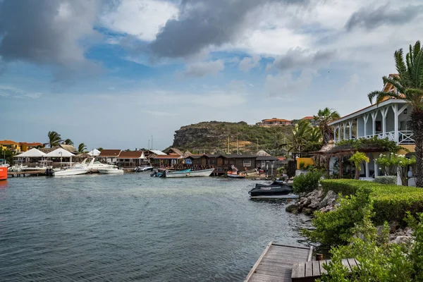 Paseando Por Petermaai Una Parte Histórica Willemstad —  Fotos de Stock