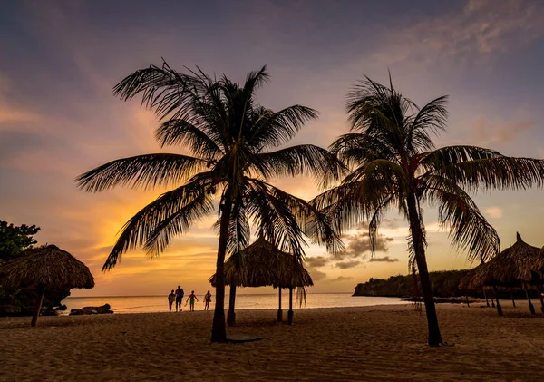 Belo Pôr Sol Sobre Mar — Fotografia de Stock