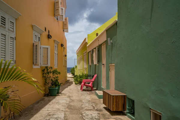 Wandelen Door Het Oude Centrum Van Otrobanda Curacao — Stockfoto
