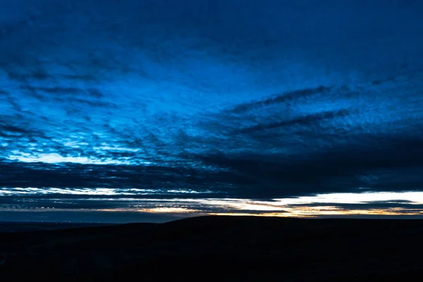 Закат Над Палузой Отумне Штат Джорджия — стоковое фото