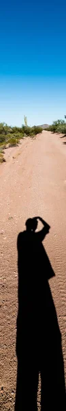 Schatten Der Wüste Von Arizona — Stockfoto