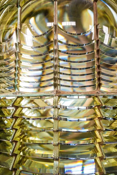 Fresnel Lens Farol — Fotografia de Stock