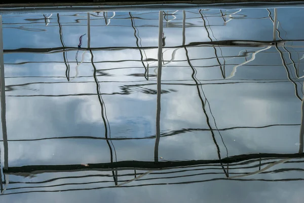 Σκαφος Αγκυροβολιας Μια Λιμνη Στο Αϊνταχο — Φωτογραφία Αρχείου