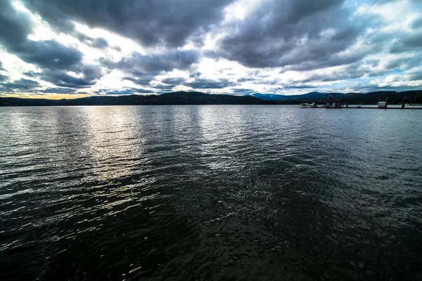 Panoramic View Lake Coeur Alene Idaho — Stock Photo, Image