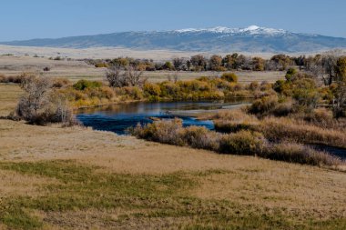 Weiser River in Fall, Idaho clipart