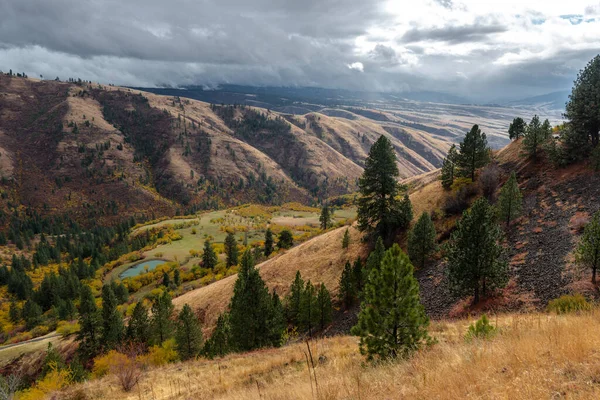 White Bird Canyon Herbst Idaho — Stockfoto