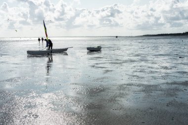 Wadden Denizi Low Tide, Almanya
