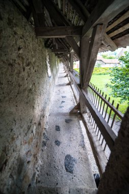 İsviçre 'deki Gruyeres Kalesi