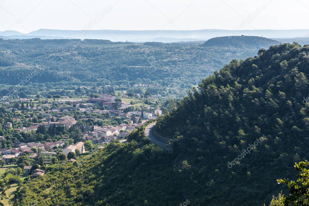 Les Vans, Auvergne-Rhone-Alpes Region, Southern France