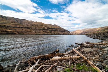 İlkbaharın başlarında Yılan Nehri Kanyonu