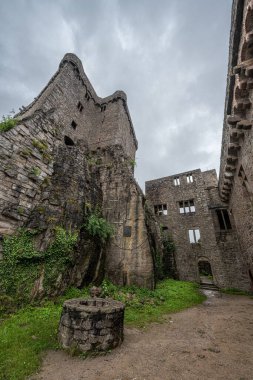 Altes Schloss, Baden-Baden, Almanya 'daki Eski Kale Harabeleri