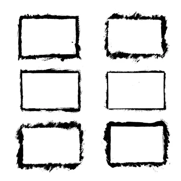 Vektör grunge çerçeve dokusu soyut tasarım şablonu.
