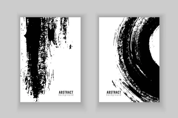 Kapak kitabı tasarımı için vektör grunge fırça darbesi arkaplanı.