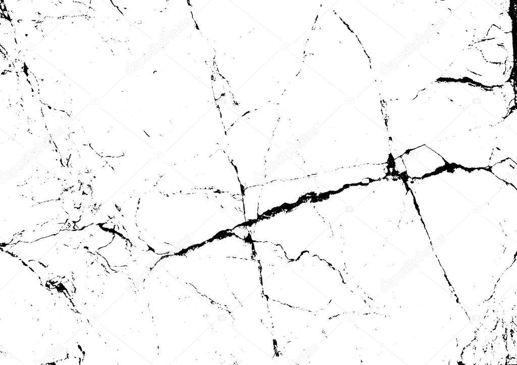 Vector crack grunge urban texture background.