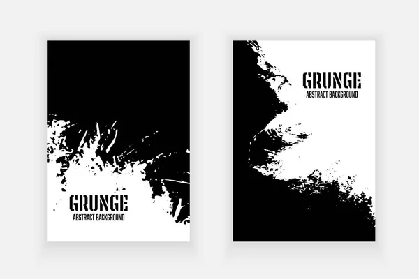 Bannière Vectorielle Abstraite Modèle Flyer Couverture Livre Style Grunge — Image vectorielle