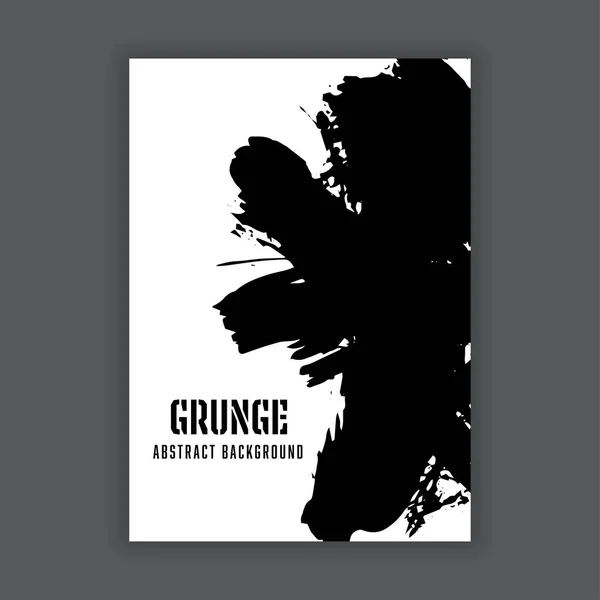 Vector Template Buchcover Flyer Poster Banner Hintergrund Mit Konzept Grunge — Stockvektor