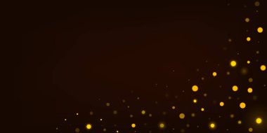 Vektör altın ışık etkisi. Parlak hareketli lüks tasarım.