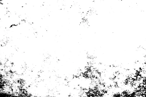 Textura Grunge Vetor Fundo Preto Branco Velho Efeito Parede — Vetor de Stock