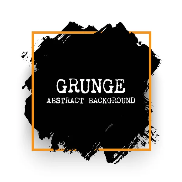 Grunge Vectoriel Brosse Éléments Course Cadre Sur Fond Blanc — Image vectorielle