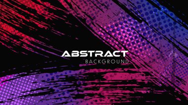 Yarım ton efektli fırça darbesi arka plan fırça darbesi soyut afişler veya posterler.