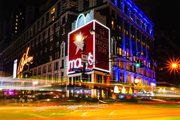 Macy Herald Square Flagship Department Store Din Midtown Manhattan Manhattan — Fotografie, imagine de stoc