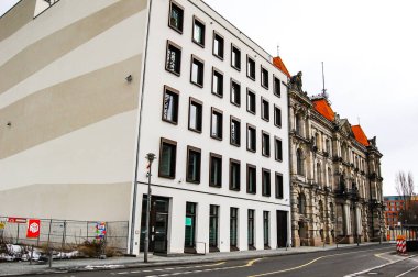 Alman başkentinde Berlin şehri panoraması. Berlin, Almanya.