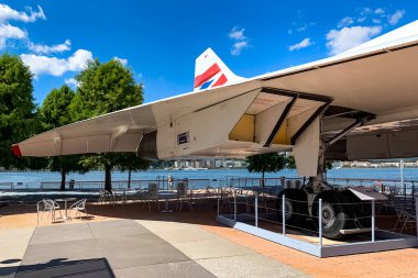 British Airways Konkord kaydı: G-BOAD, New York 'taki Intrepid Sea, Air and Space Museum' da sergileniyor. 