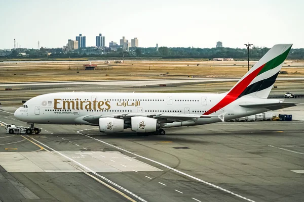 Emirates Airbus A380 800 Enregistrement Edc Aéroport International John Kennedy — Photo