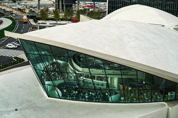 Het Uitzicht Het Historische Twa Hotel Het Historische Twa Terminalgebouw — Stockfoto