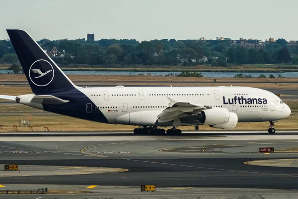 Lufthansa Airbus A380 800 Immatriculation Aimc Est Taxer Bas Fugue — Photo