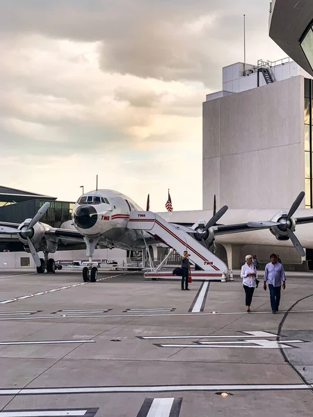 Trans World Airlines Twa Lockheed 1649A Registrace Starliner N8083H Vedle — Stock fotografie