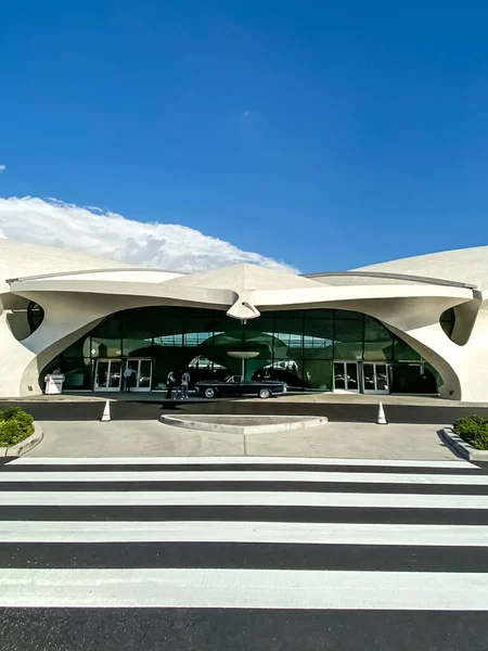 Utsikten Över Det Historiska Twa Hotel Den Historiska Terminalbyggnaden Twa — Stockfoto