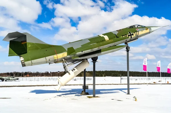 German Air Force Lockheed 104 Starfighter Display Military History Museum — Stock Photo, Image