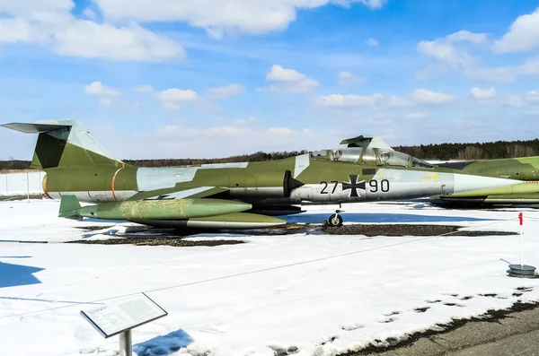 German Air Force Lockheed 104 Starfighter Display Military History Museum — Stock Photo, Image